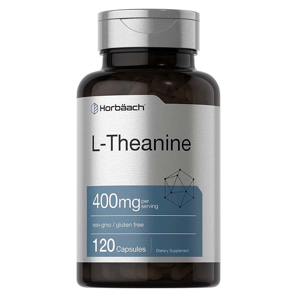 Viên Uống Hỗ Trợ Giảm Stress Cải Thiện Sự Tập Trung Horbaach L-theanine 400mg 120 Viên
