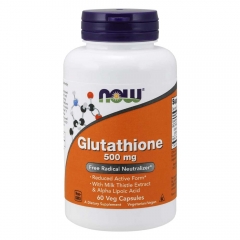 Glutathione Now 500 Mg Viên Uống Hỗ Trợ Trắng Da 60 viên
