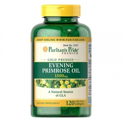 Viên Uống Tinh Dầu Hoa Anh Thảo Puritan's Pride Evening Primrose Oil 1300mg 120 Viên