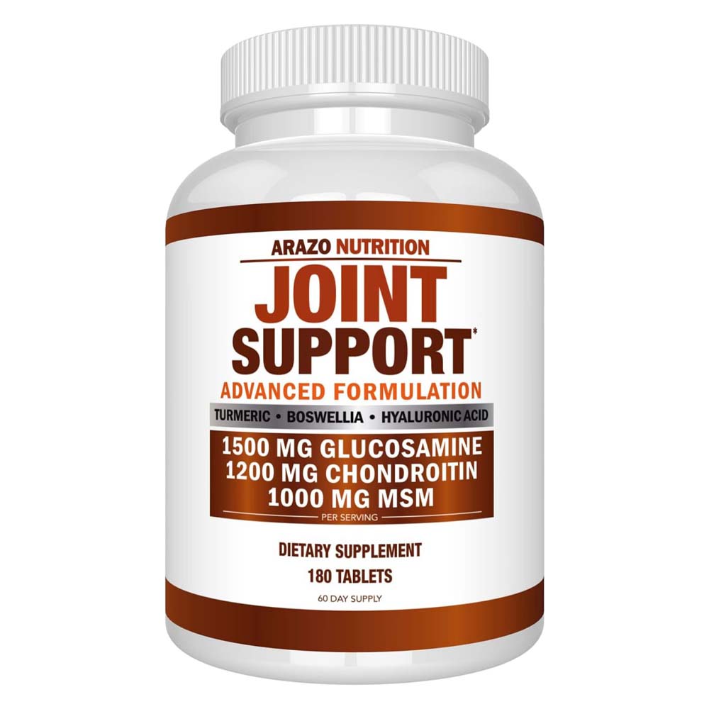 Arazo Nutrition Joint Support Glucosamine Chondroitin MSM 180 Viên - Hỗ Trợ Sức Khỏe Xương Khớp.