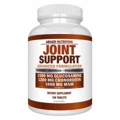 Arazo Nutrition Joint Support Glucosamine Chondroitin MSM 180 Viên - Hỗ Trợ Sức Khỏe Xương Khớp.