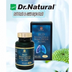 Viên Uống Thải Độc Phổi & Phế Quản Dr. Natural BLD Bronchus & Lung Detox Bio Complex 180 Viên