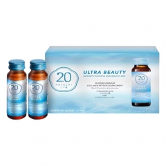 Nước Collagen Trẻ Hóa Đẹp Da Hatachi 20 Ultra Beauty Nhật Bản