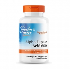 Viên Uống Chống Lão Hóa Doctor’s Best Alpha- Lipoic Acid 600mg 180 Viên Của Mỹ