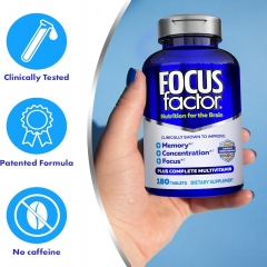 Viên Uống Bổ Não, Tăng Cường Trí Nhớ Focus Factor Dietary Supplement 180 Viên