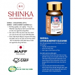 Viên Uống Giải Độc Gan Shinka Liver & Kidney Cleanse 60 Viên Từ Nhật Bản